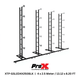 ProX XTP-GSLED4X250BLK LED wall frame