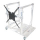 ProX XT-MMDJTV01 TV DJ Station Booth for XT-GRU Rapid Grid base plate w/ wheels