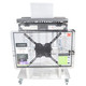 ProX XT-MMDJTV01 TV DJ Station Booth for XT-GRU Rapid Grid base plate w/ wheels