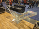 ProX XT-VERRAZANO24 V-Shape Aluminum Truss DJ Table with Monitor Shelves and 24" Base Plate