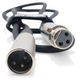 XLR cable detail view