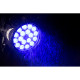 Waterproof LED stage light in rain.