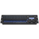 A DMX FX512 stage lighting controller.