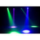 ADJ Stealth Wash Zoom green and blue light beams