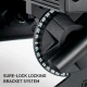 Sure-lock bracket for precise tilting.