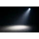 White LED spotlight on a dark stage.