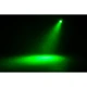 Green LED spotlight on a dark stage.