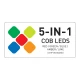 ADJ 5-in-1 COB LED color technology..