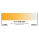 Dotz Par RGBL color temperature scale.