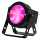 ADJ Dotz Par RGBL stage light in magenta color.