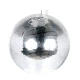 A silver ADJ EM16 mirror disco ball.