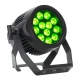 Encore LP12IP stage light in green color.