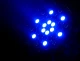 Blue ADJ LP 42 RGBW LED spotlight.