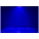 Mega Wash 24 blue light projection.