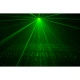 Micro Galaxian Three green laser effects.