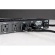 Plugs in ADJ PC-100A rear panel.