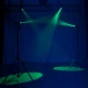 Pinspot LED Quad DMX green beams.
