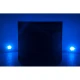 Pro Event Table Scrim BLK in blue light.