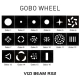 ADJ Vizi Beam RX2 Gobo Wheel Patterns