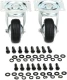 JBL WK-4S caster set with hardware