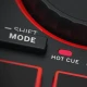 Numark Mixtrack Go Shift Mode and Hot Cue buttons close-up