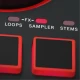 Numark Mixtrack Go performance pad modes (Loops, FX, Sampler, Stems)