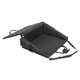 Angled view of open padded console bag