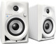 Pioneer DJ DM-40BT-W 4" Bluetooth Desktop Studio Monitor Active Speakers (White)