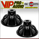 2x B&C 18DS115-8 18" Neodymium Subwoofer Speaker 3400W 8-Ohm Bass Sub 35-500 Hz