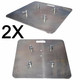 2X ProX XT-BP2424A 24" x 24" 8mm Aluminum Base Plate F34 Trussing Includes Conical Connectors