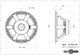 4 x B&C 18TBX100 18" Low Frequency 2400W Subwoofer 8-Ohms 97.0 dB 35 - 1000 Hz.