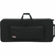 Gator GK-61 EPS Foam Lightweight 61-Note Keyboard Case w/ Wheels & Tow-Handle 