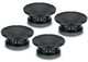 4x Eighteen Sound 10M600 High Output Ferrite Driver 400W Mid-Range 10" Speaker.