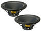 2x Eminence SIGMA PRO 18A-2 18" Bass Sub-Woofer 1300W PA Replacement Speaker.