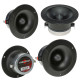Four B&C DE35 high-frequency drivers.