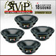 4x Eighteen Sound 8NMB420 8" Neodymium Mid-Bass Driver 280W AES 8-Ohms Speaker