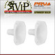 2x PRV Audio WGP14-25 White-S 1" Screw-On Waveguide 45 x 45 Horn 1-3/8"-18 TPI