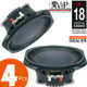 4X 18 Sound 6NMB420 6" High Output Mid-Bass Neodymium Transducer Speaker 500W