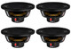 B&C 10MBX64 Midbass Woofer Bundle four pack