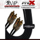ProX XC-DRCA3 Dual RCA to Dual RCA Balanced High Performance DJ Audio Cable 3FT
