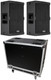 2x RCF TT 25-A II Active Speakers 1100W Class-D Amplified + X-RCF-TT25-AX2W Road / Flight Case