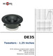 B&C DE35 1.25 inch high frequency tweeter.