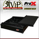 ProX XS-19MIXLTBL 10U Top / 19" Slanted Black on Black Mixer Case w/ LaptopShelf