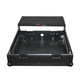 ProX XS-19MIXLTBL 10U Top / 19" Slanted Black on Black Mixer Case w/ LaptopShelf