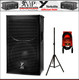 Yorkville EF12P Elite Series 12"/3" 2400W Pro DJ / PA Speaker + Stand + 25FT XLR