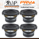 4x PRV 4MR60-4 4" Midrange Woofer Speaker Full Range Vocal Driver 60W 4-Ohms