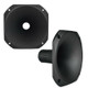 PRV Audio WGP14-25 Black-S 1" Screw-On Short EXIT WAVEGUIDE 45x45 WGP14-25 Horn.