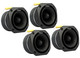 4x PRV Audio TW700Ti High Power Titanium Bullet Tweeter 240W 8-Ohm Car Audio