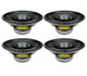 4x PRV Audio 10FR300PR 10" Full Range 300 Watts Loudspeaker 8-ohms