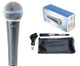 Shure BETA 58A Professional Studio Supercardioid Dynamic Vocal Mic Microphone